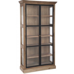 Witryna Prowansalska Przecierana z Metalową Siatką