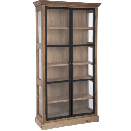 Witryna Prowansalska Przecierana z Metalową Siatką