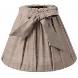 Brązowy Abażur z Kokardką E