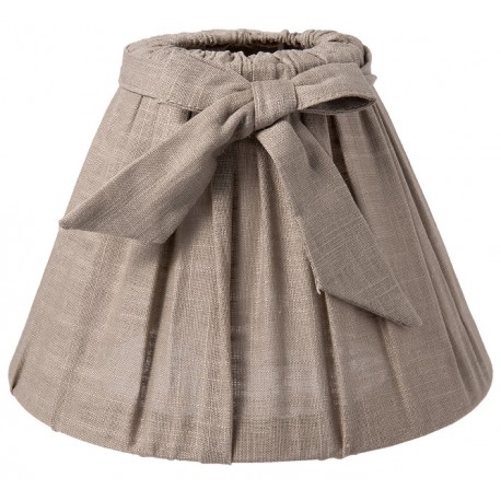 Brązowy Abażur z Kokardką E