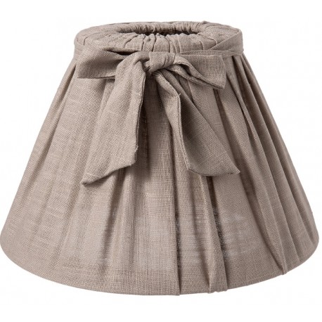 Brązowy Abażur z Kokardką D