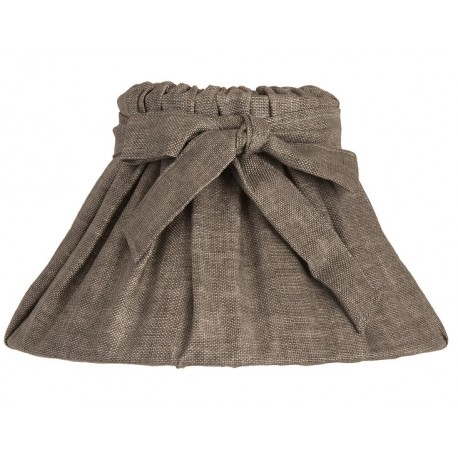 Brązowy Abażur z Kokardką C