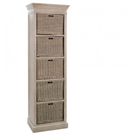 Szafka Bielona z Koszami