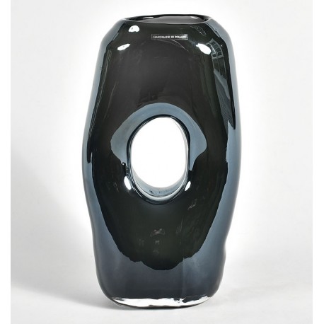 Wazon Belldeco Szklany Popielaty 9