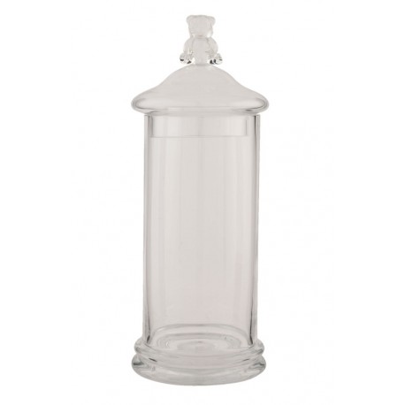 Szklany Pojemnik z Misiem A