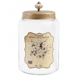 Słoik Ozdobny w Stylu Prowansalskim A