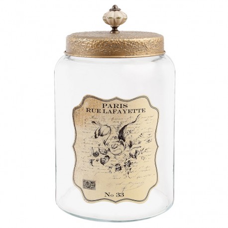 Słoik Ozdobny w Stylu Prowansalskim A