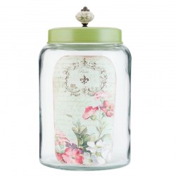 Słoik Ozdobny w Stylu Prowansalskim B