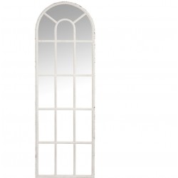 Lustro Okno Białe Przecierane A