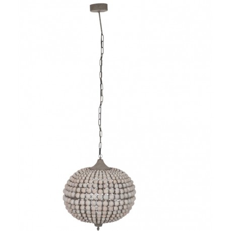  Żyrandol Drewniane Kulki A