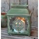 Lampion Latarnia Chic Antique Zielona