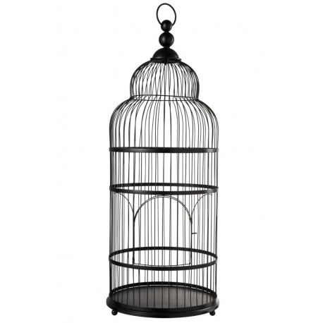 Klatka Na Ptaki Ozdobna Biala B 