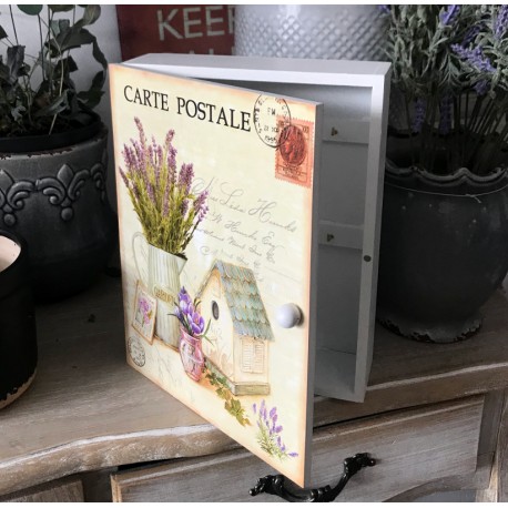 Szafka Na Klucze z Lawendą A