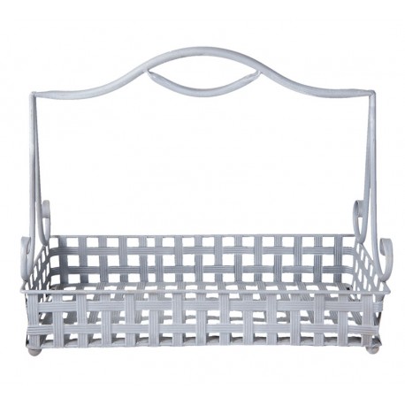 Metalowy Kosz z Uchwytem