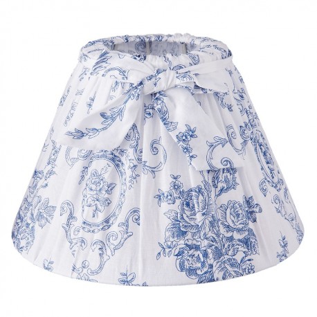 Abażur Prowansalski w Niebieskie Kwiaty A