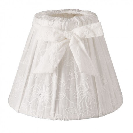 Abażur Prowansalski z Haftem i Kokardką