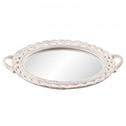 Taca Prowansalska z Lustrem Kremowa