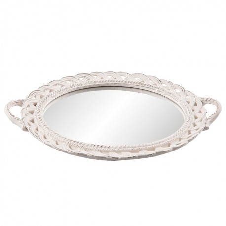 Taca Prowansalska z Lustrem Kremowa