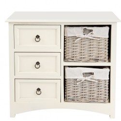 Szafka Prowansalska Beżowa z Koszami A