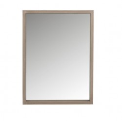 Lustro w Metalowej Ramie Owalne Białe