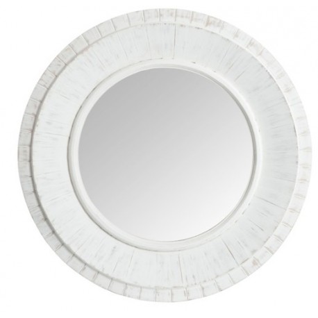 Lustro w Drewnianej Ramie Czarne A