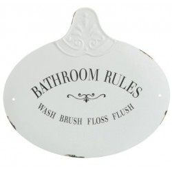 Tablica Metalowa Welcome Duża