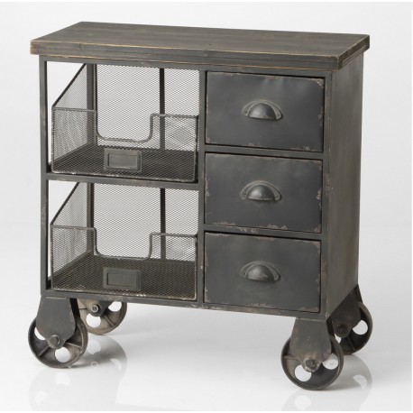 Regał Industrialny Szary