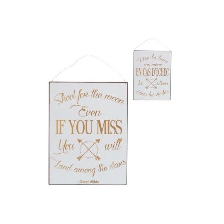 Tabliczka Metalowa z Napisami Dwustronna 2B