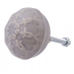 Gałka Meblowa Ozdobna we Wzorki Zielona B