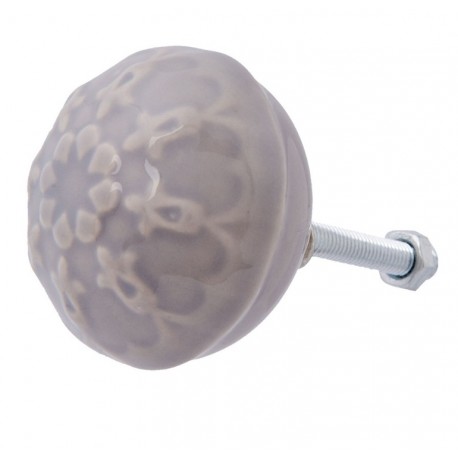 Gałka Meblowa Ozdobna we Wzorki Zielona B