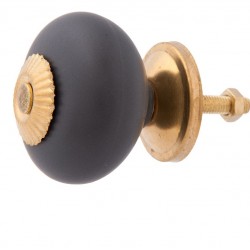 Gałka Meblowa Grafitowa