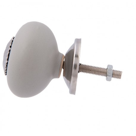 Gałka Meblowa Szara