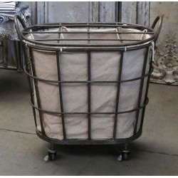 Kosz Na Pranie Chic Antique Na Kółkach