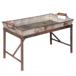 Taca Metalowa Vintage z Podstawą