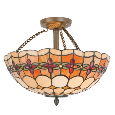 Lampa Tiffany Sufitowa D