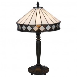 Lampa Witrażowa Stołowa Pasy B