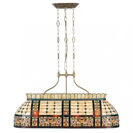 Lampa Tiffany Sufitowa Duża D