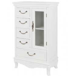 Komoda Prowansalska Bianca Przeszklona