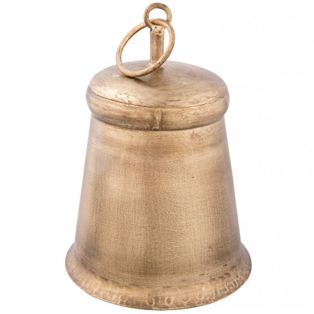 Złoty Dzwonek Metalowy Ozdobny B