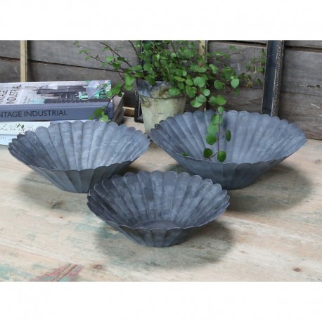 Miski Metalowe Chic Antique 3szt.