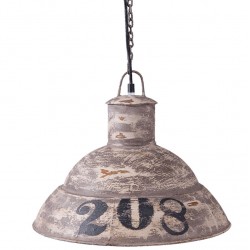 Lampa Metalowa Przecierana B