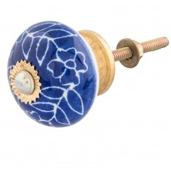 Gałka Meblowa Boho w Kwiaty B