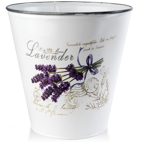 Osłonka Na Doniczkę Metalowa Okrągła Plant C