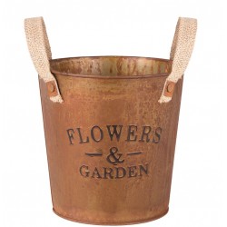 Osłonka Na Doniczkę Metalowa Rust B