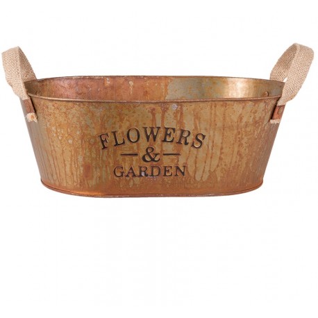 Osłonka Na Doniczkę Metalowa Rust C