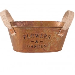 Osłonka Na Doniczkę Metalowa Rust E