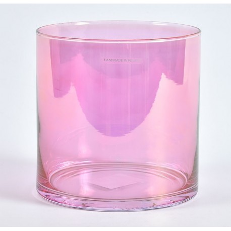 Szklany Wazon Belldeco Różowy A