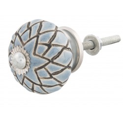 Gałka Meblowa Ceramiczna Czarna