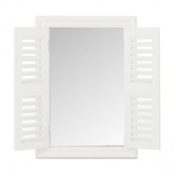 Lustro Okno Ze Szprosami Białe