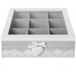 Pudełko Na Herbatę z Sercem B